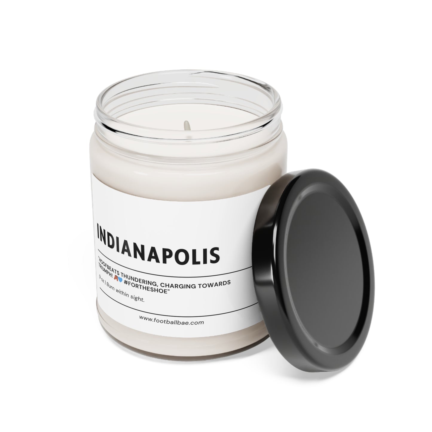 INDIANAPOLIS football Scented Soy Candle, 9oz