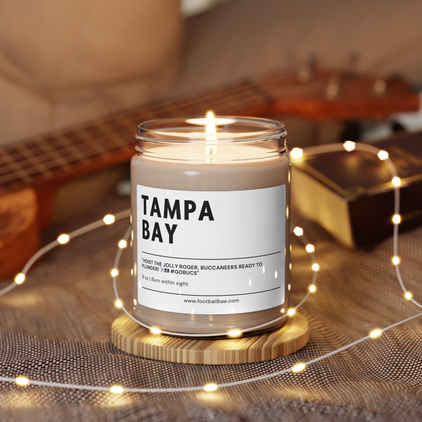 TAMPA BAY football Scented Soy Candle, 9oz