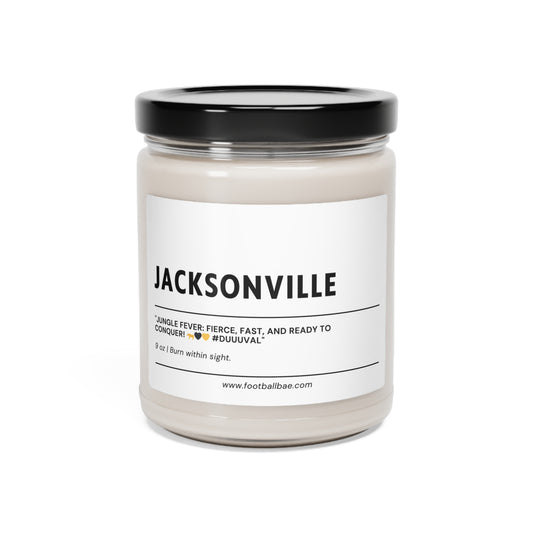 JACKSONVILLE football Scented Soy Candle, 9oz