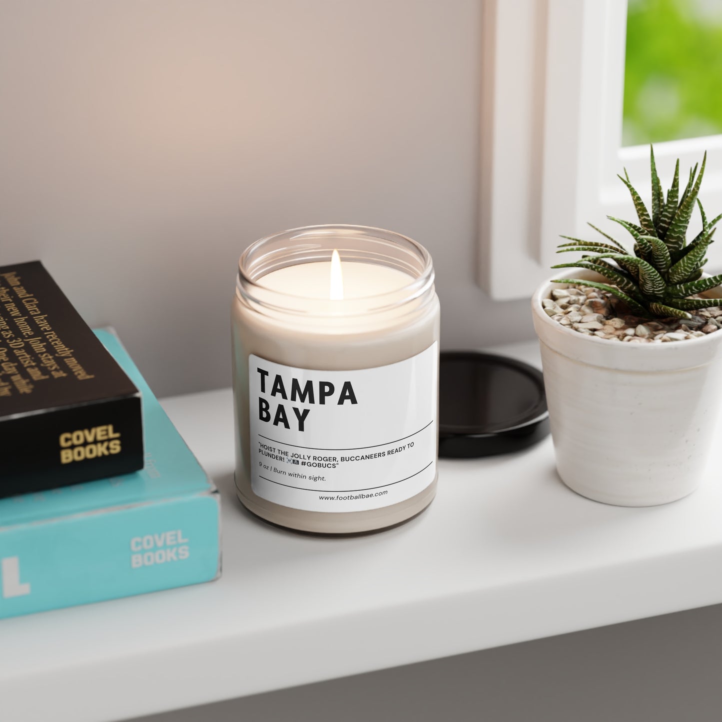 TAMPA BAY football Scented Soy Candle, 9oz