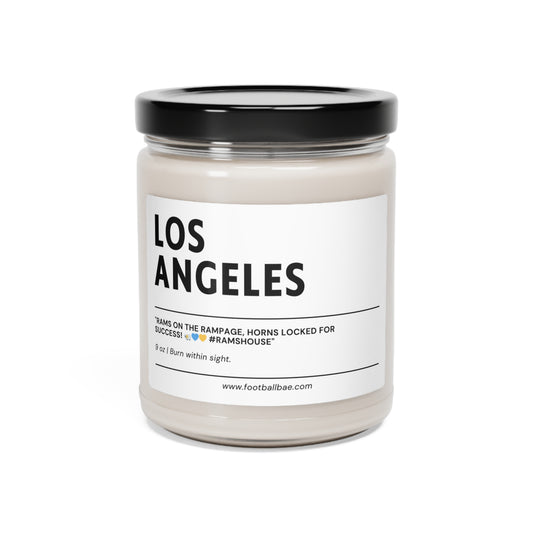 LOS ANGELES football Scented Soy Candle, 9oz