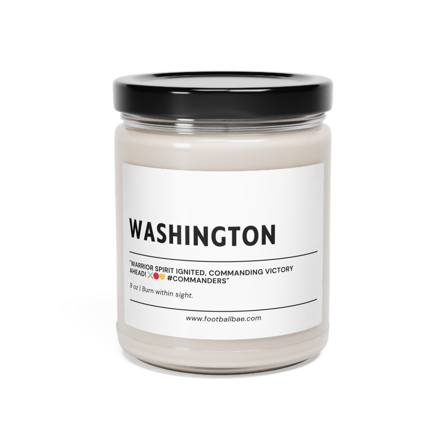 WASHINGTON football Scented Soy Candle, 9oz