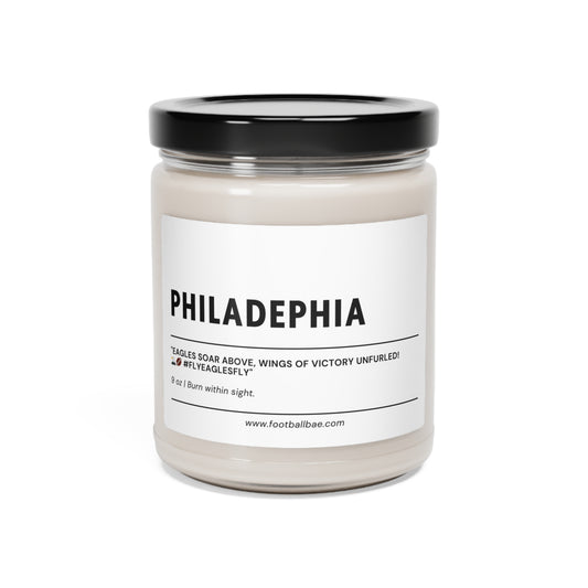 PHILADEPHIA football Scented Soy Candle, 9oz