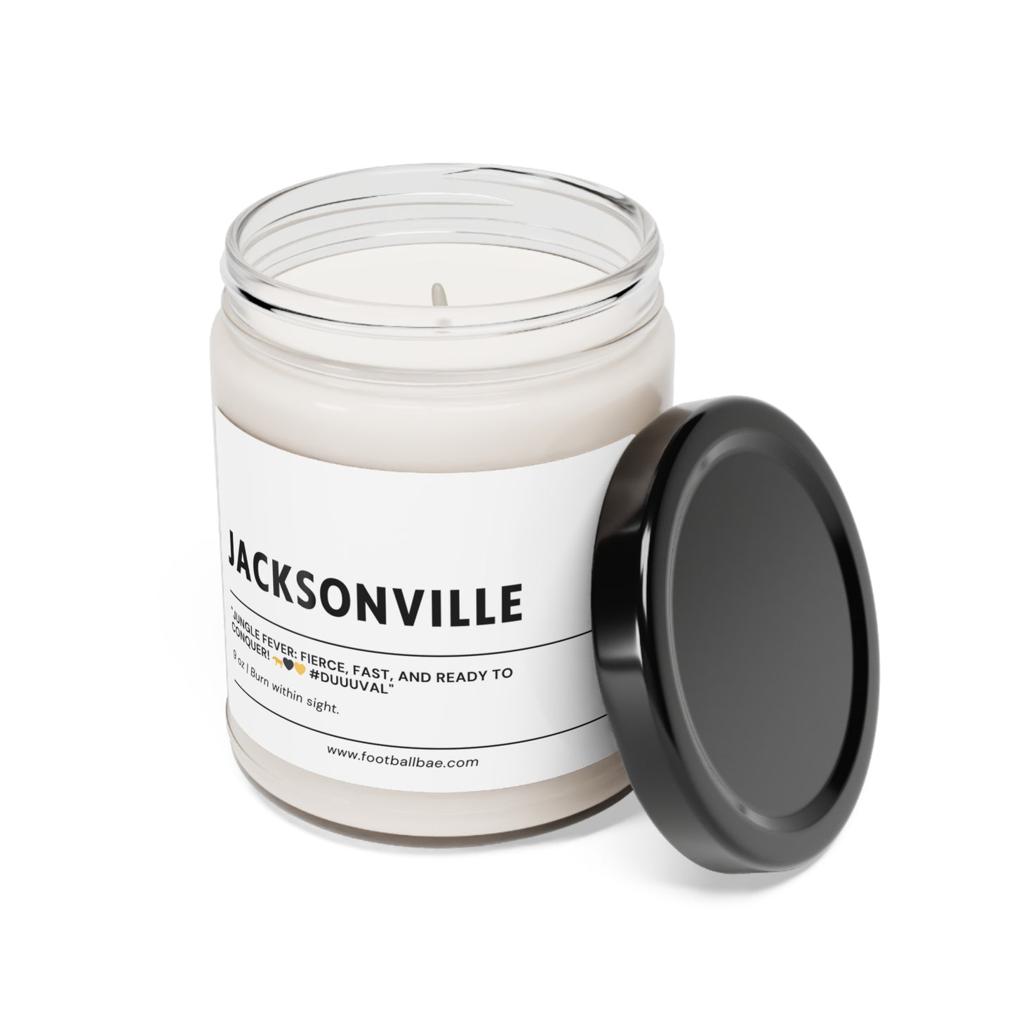 JACKSONVILLE football Scented Soy Candle, 9oz